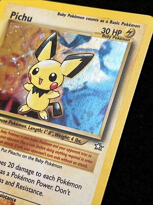 Pokemon PICHU 12/111 (Holo Rare) Neo Genesis - NM/Near Mint | eBay