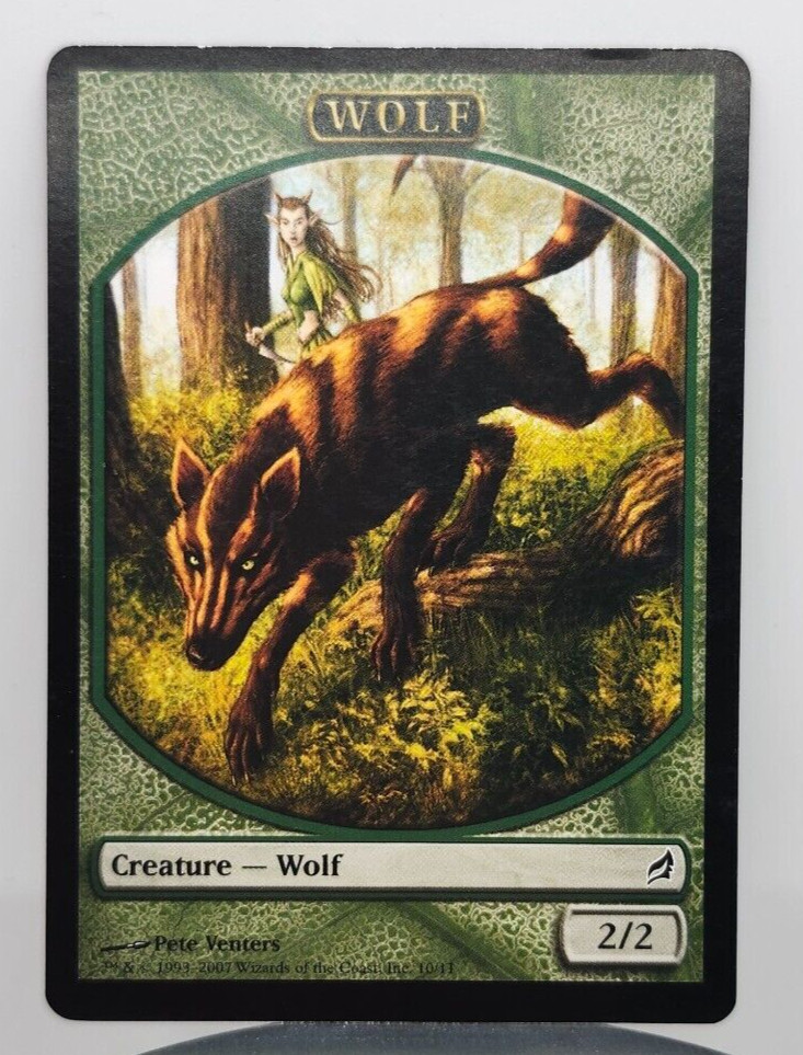 Wolf Token - Lorwyn (LRW) - 10 - MTG