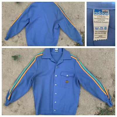 Extreme Rare Adidas Track Top from the 1970s - Collector's Item - Men's M