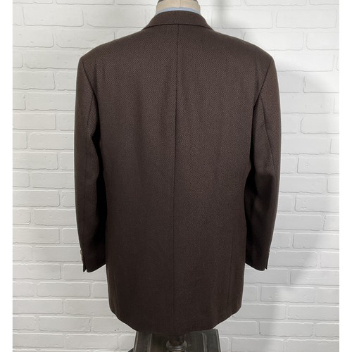 Hugo Boss Blazer Men 44T Brown Einstein Sport Coat Virgin Wool - Picture 4 of 12
