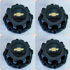 4 x pcs New 2000-08 Chevy 2500 Truck Van 16" 8 LUGS BLACK WHEEL Center Cap =1Set
