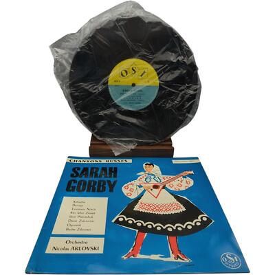 Russian Vinyl Record Sarah Gorby Chansons Russes France Vintage 33 OSI LPR-456