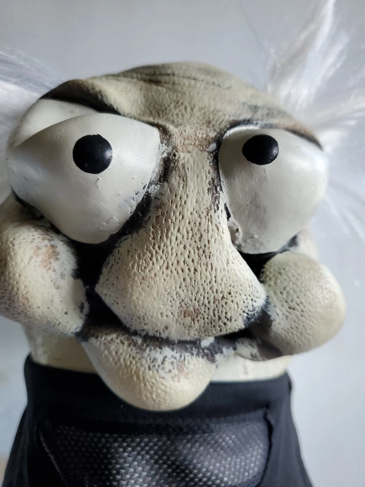 Vintage Mario Chiodo 2005 Rubber Mask Big Crazy Eyes & Wild White Hair - Old Man - Image 4 of 4