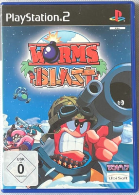 Worms Blast (Sony PlayStation 2, 2002) - PS2, Spiel, komplett