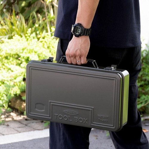 Caja de herramientas TOYO STEEL forma maletero T-360 negro hecho en Japón - Imagen 3 de 13