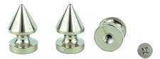 Small Spike 1/2" Philip Screw Punk Gothic Bikers Shoes Dog Collar DYI USA Made