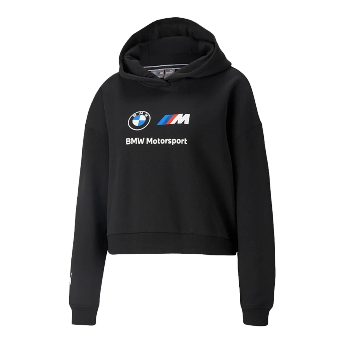 Puma Women s BMW M Motorsport Essential Logo Hoodie Sweatshirt 531259 01 Black