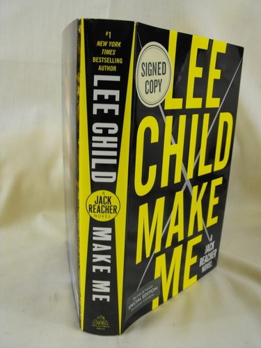 AUTOGRAPHED Lee Child Book - JACK REACHER "Make Me" HC DJ 2015 1st Ed 1st Print - Picture 5 of 7