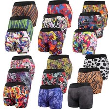COOL Men  s Underwear Boxer Briefs 3-Pack Set Breathable Soft Printing Underwear