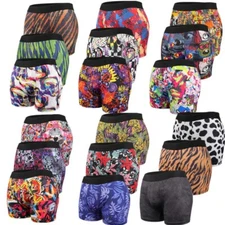 COOL Men’s Underwear Boxer Briefs 3-Pack Set Breathable Soft Printing Underwear 