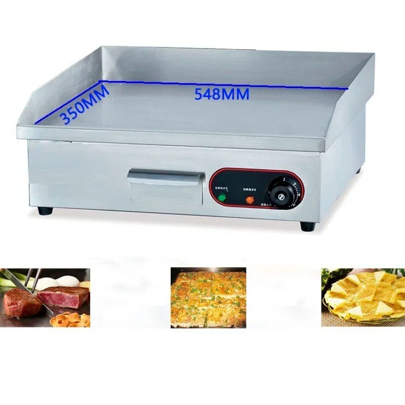 EG-818 Electric Countertop Flat Grill Teppanyaki Fried Rice Fried Steak