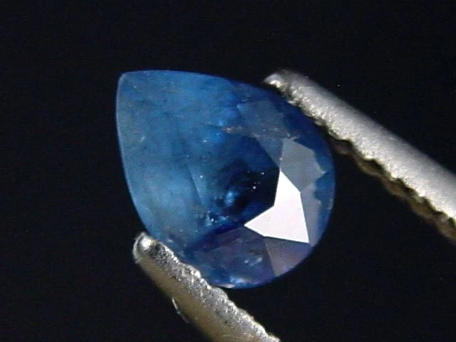 Blauer Saphir / Blue Sapphire 0,81 Ct. Tropfen Australien (2705t) - Bild 1 von 1