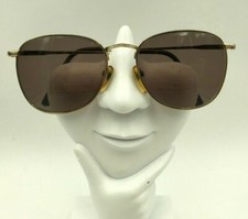 Vintage Kenmark Gold Metal Oval Sunglasses FRAMES ONLY