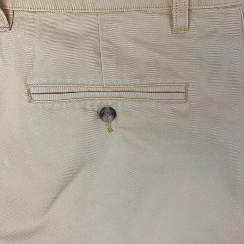 Tommy Hilfiger Yellow Pleated Front Chino Cotton Shorts Men's Size 34 - Afbeelding 8 van 15