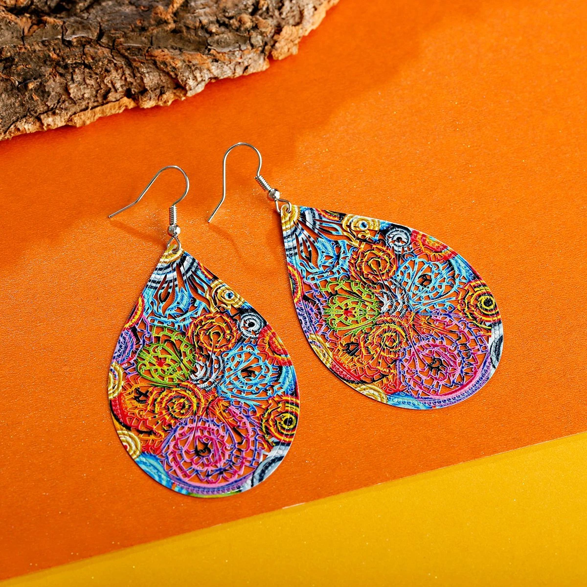 Multicolor online drop earrings