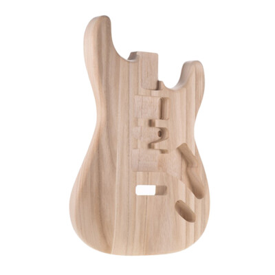 Laufmaterial Unvollendete Handgefertigte Gitarre Holzkörper für ST