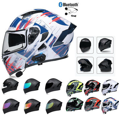 Motorcycle Helmet Intercom Bluetooth Headset Quick Pair  Wireless Earphone