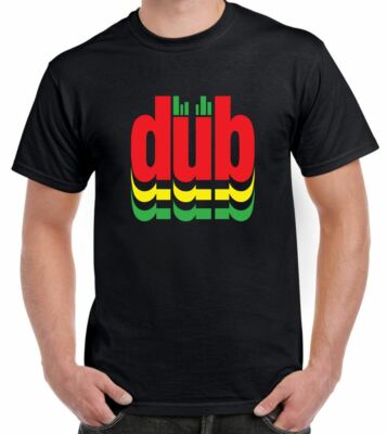 Dub Reggae Logo Men's T-Shirt - Rasta Bob Marley Rastafarian | eBay UK