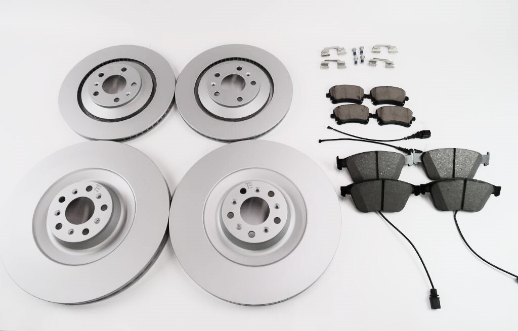 Bentley Gt GTc Flying Spur front rear brake pads & rotors LOW DUST #1600