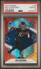 2021 Panini Phoenix #130 Dez Fitzpatrick Fire Burst PSA 10