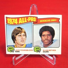 All-Pro Defensive Ends TOPPS Football Card 1975 #213 NFL EX-NM 