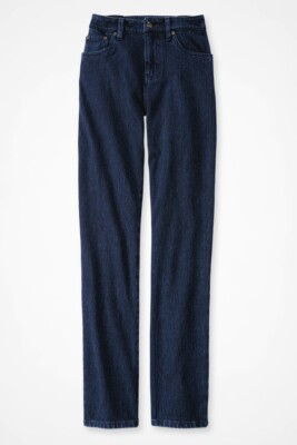 Coldwater Creek Womens New Knit Denim High Rise Straight-Leg Jeans 18154