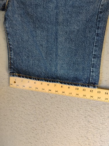 Levis 550 Herren Shorts 36 Blau Bermuda Einfarbig 5 Taschen Medium Wash Denim - Bild 8 von 10