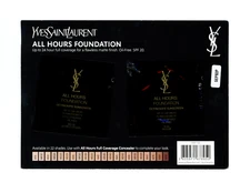 YSL All Hours Foundation Flawless Matte Full Coverage 2 Shades Sample