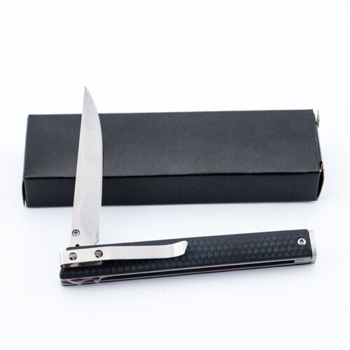 Coltello tascabile pieghevole 7,5" tattico EDC acciaio inox M390 campeggio esterno coltello - Foto 10 di 11