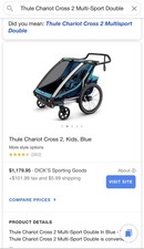 chariot cx2 bike trailer