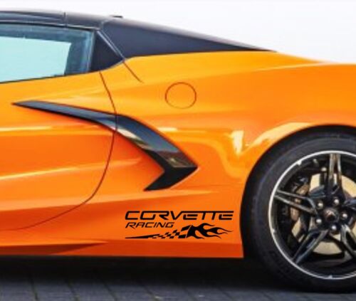 NEW STINGRAY CORVETTE RACING Stripe Car Vinyl Decal qty 2 (Fits Corvette C8) - Picture 3 of 23