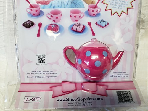 New Tea & Treats Set Sophia's 17 Pieces For 18" American Girl, Alexander Dolls - Picture 8 of 10