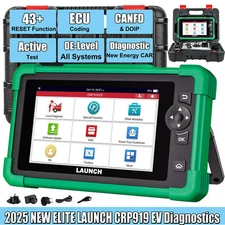 2025 LAUNCH CRP919 EV Diagnostic Scanner Tool Bidirectional ECU Coding For EV's