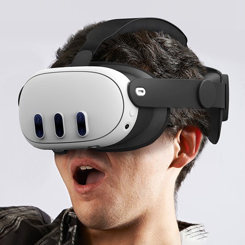 Adjustable VR Head Bands Reduced Pressure VR Glasses Headband for Meta Quest 3 - Afbeelding 2 van 11