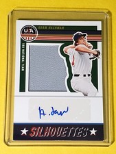 Adam Hachman 2023 USA Stars & Stripes 18U Silhouettes Patch Auto 156/200 #SIL-AH