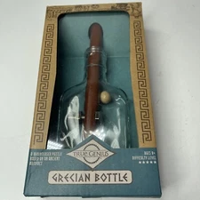 True Genius - Grecian Glass Bottle Brainteaser Puzzle Game Fun Xmas Holiday Gift