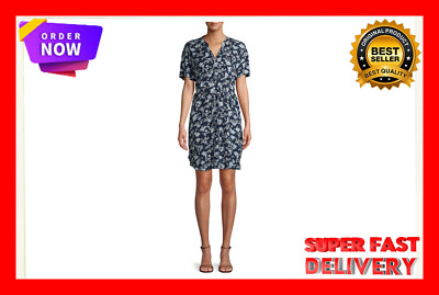 Time and Tru Women's Woven Shirtdress Blye Cove Multi SIZE XS          --O12--