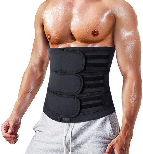 Männer Schweiß Sauna Neopren Taillentrainer Gewichtsverlust Korsett Taillen Body Shaper - Bild 15 von 31