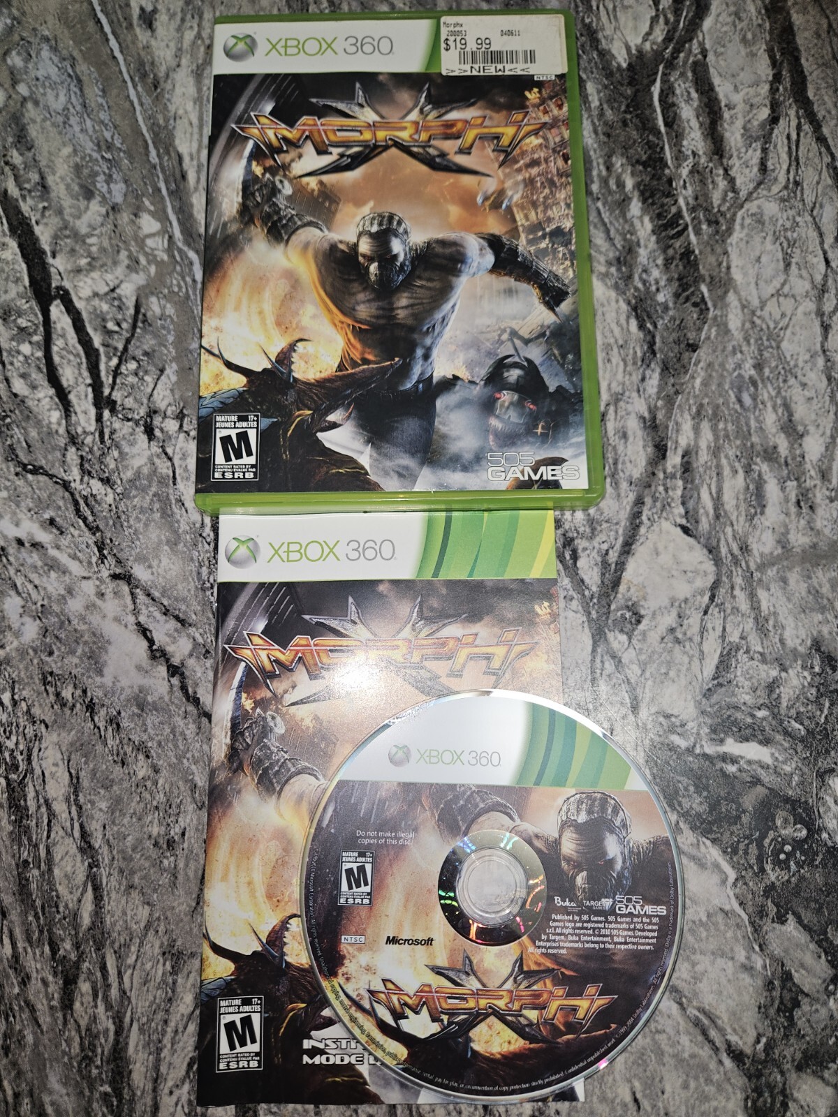 MorphX (Microsoft Xbox 360, 2010) Complete CIB Tested & Working