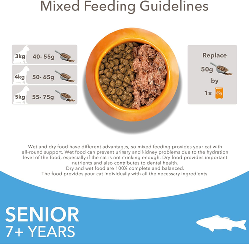 IAMS Complete Dry Cat Food for Senior 7+ Cats with Ocean Fish 3 kg - Picture 9 of 10