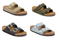 SALE Women's Birkenstock Arizona Suede Leather Sandals  Variation Colors 