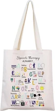 Speech Therapy Tote Bag - SLP Graduation Gift, Thank You Gift for Speech Languag