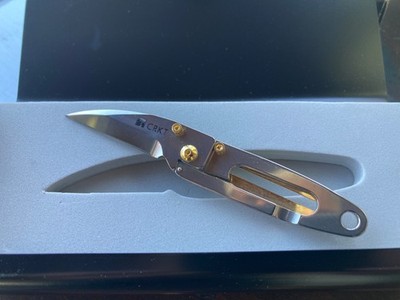 CRKT Rare Version P.E.C.K. Knife, New with Case & Box, Columbia River 5520G