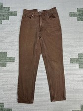 Everlane The Original Cheeky Jeans Womens 27 Brown Denim Cotton Stretch 27x26
