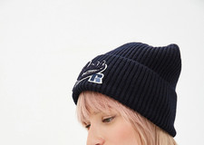 HUGO BOSS X Russell Athletic Unisex Zoggie_RA Beanie 50466928 Navy