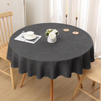 Leinenoptik Tischdecke Abwaschbar Lotuseffekt Tischtuch Leinendecke Wasserabweis