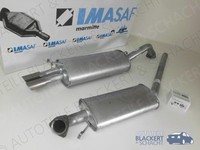 Imasaf Auspuff Ab Kat für Audi 100 + Avant 2.6 102KW ACZ C4 Schalter 1993-1994