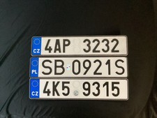 Nummernschilder Autoschilder KFZ Kennzeichen Konvolut Sammlung