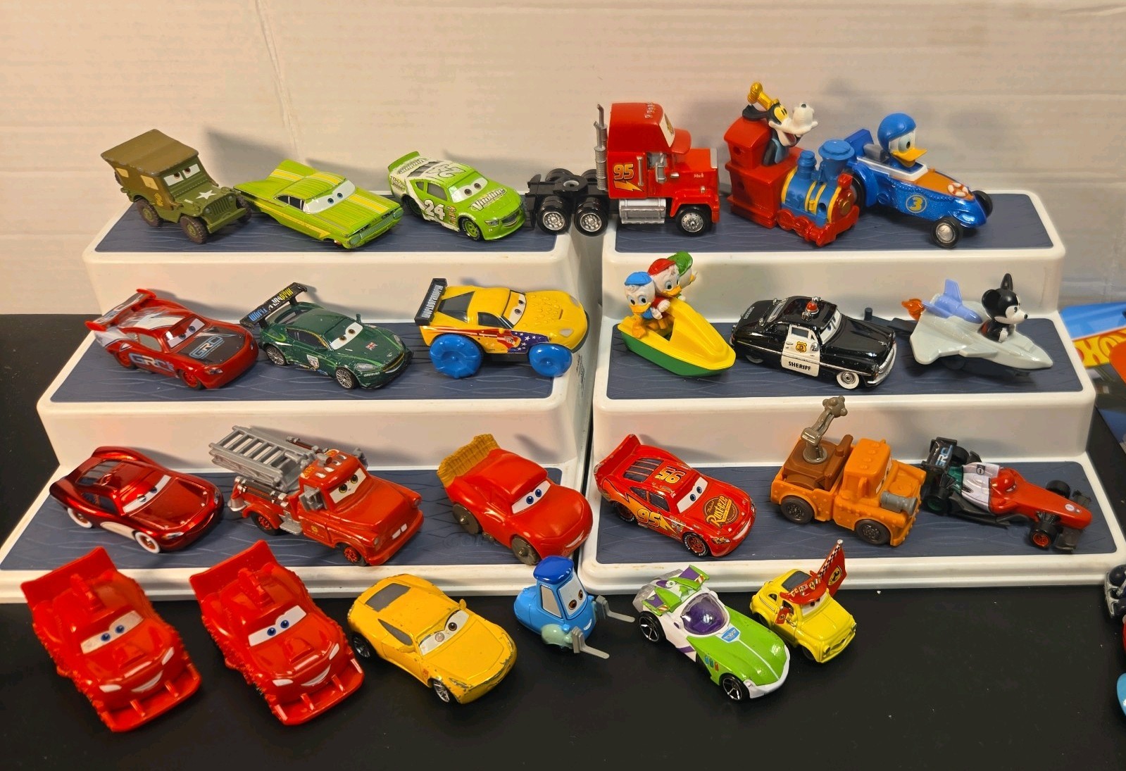 Lot 23+ Disney Pixar & Disney Characters Diecast & Plastic Cars - Mixed ...