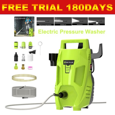 #ad 1800 PSI 1.32GPM Cold Water Corded Electric Pressure Washer Adjustable nozzle $70.04